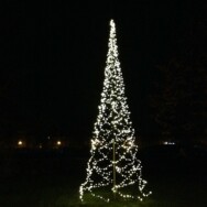 Foto-album, Ophangen kerstversiering, 13 december 2015